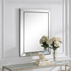 Modern Accents Elegant Frameless Beveled Mirror