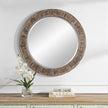 Modern Accents Aged Round Mirror