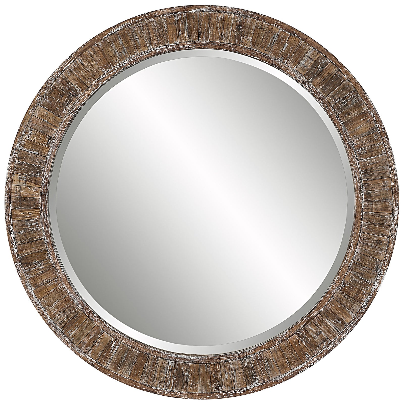 Modern Accents Aged Round Mirror