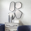 Uttermost Linneah Black Mirrors - Set of 4