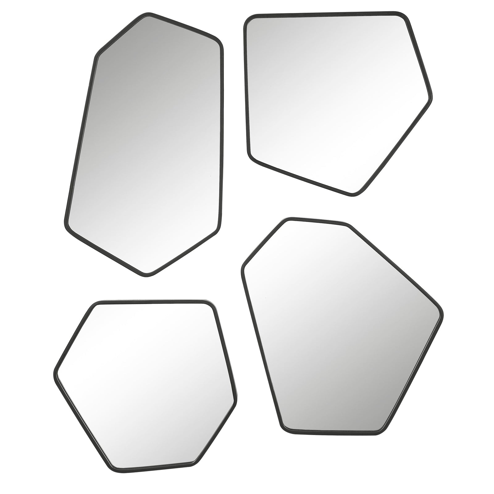 Uttermost Linneah Black Mirrors - Set of 4