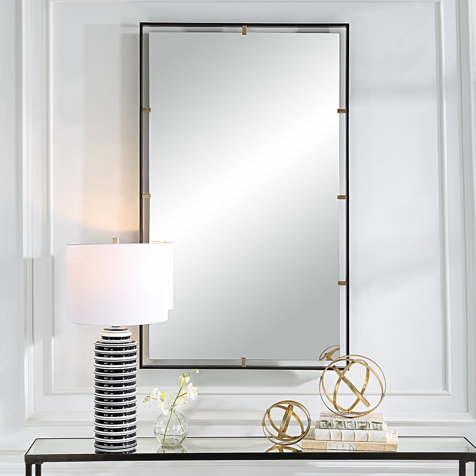 Uttermost Egon Rectangular Bronze Mirror