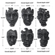 Uttermost Self-Portrait Metallic Wall Decor - Set of 6