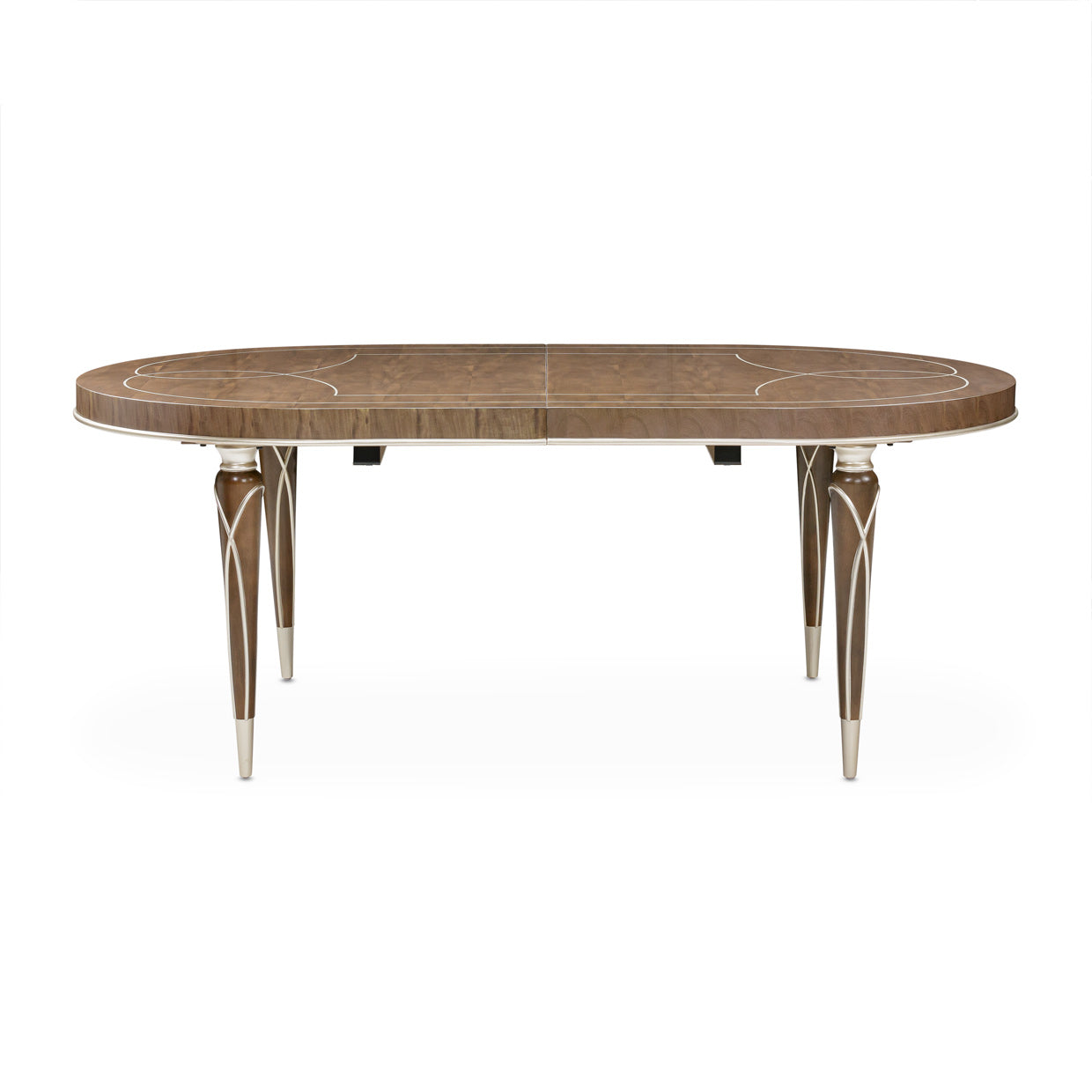 Michael Amini Villa Cherie Hazelnut Oval Dining Table