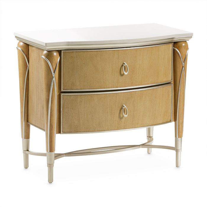 Michael Amini Villa Cherie Caramel Nightstand