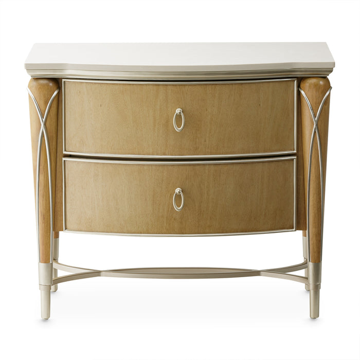 Michael Amini Villa Cherie Caramel Nightstand