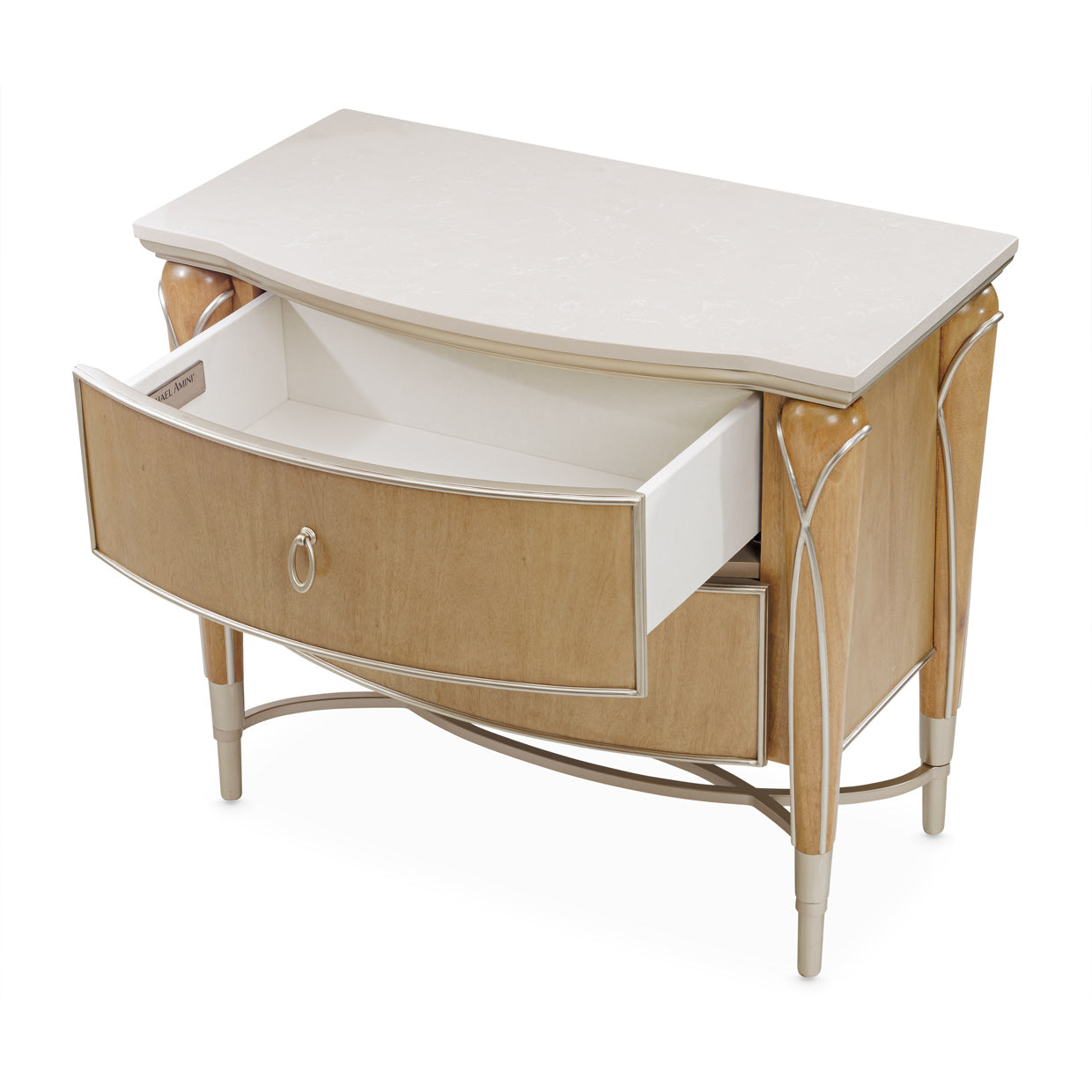 Michael Amini Villa Cherie Caramel Nightstand