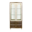 Michael Amini Villa Cherie Hazelnut Display Cabinet