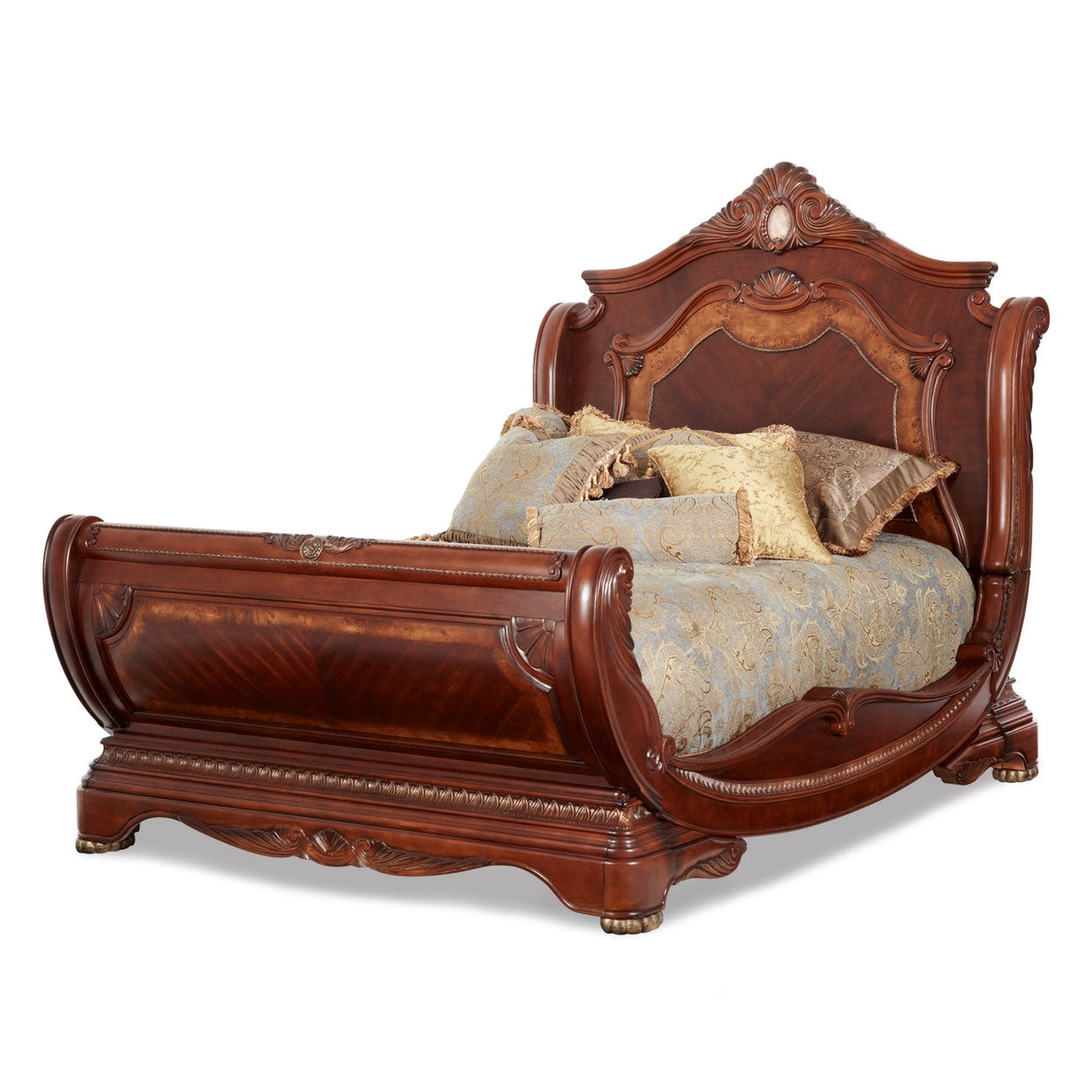 Michael Amini Cortina Sleigh Bed