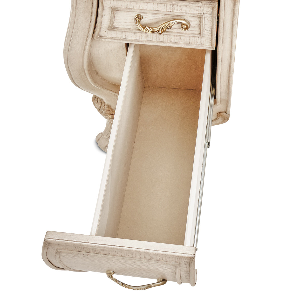 Michael Amini Platine De Royale Champagne Vanity/Desk