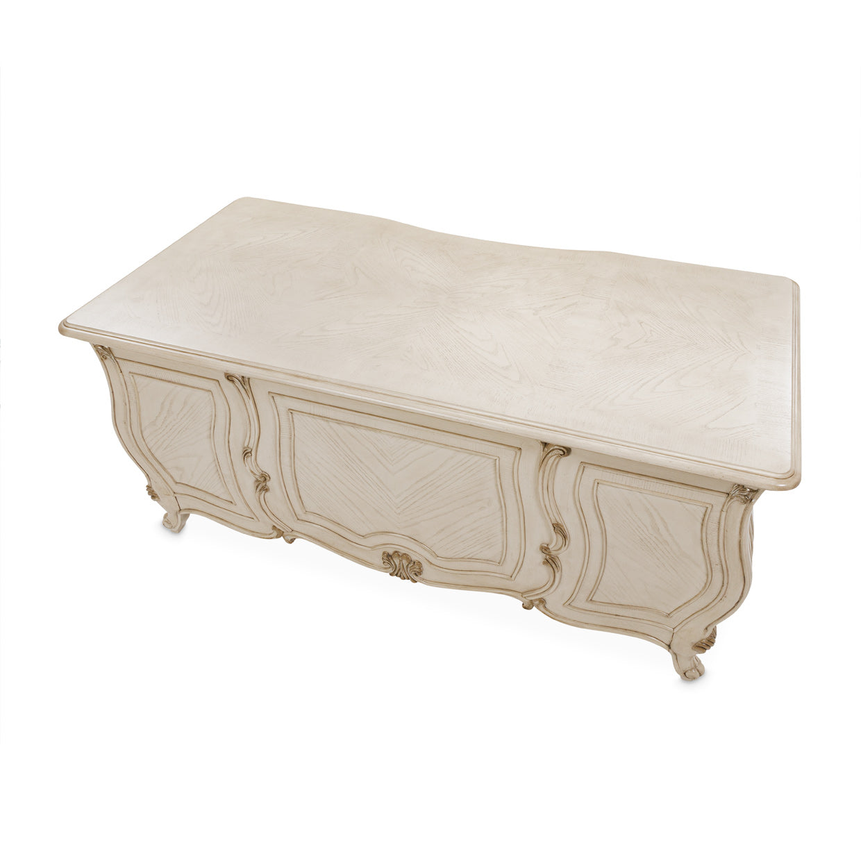 Michael Amini Platine De Royale Champagne Desk