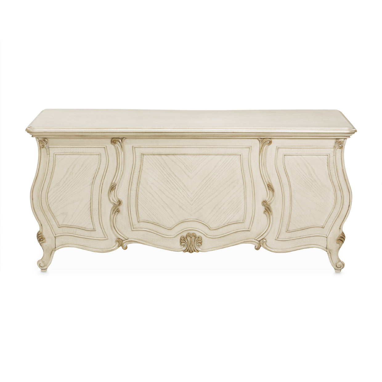 Michael Amini Platine De Royale Champagne Desk