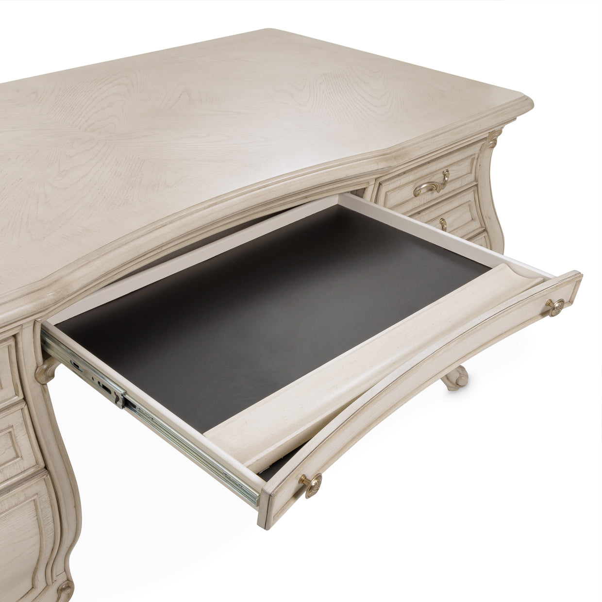 Michael Amini Platine De Royale Champagne Desk