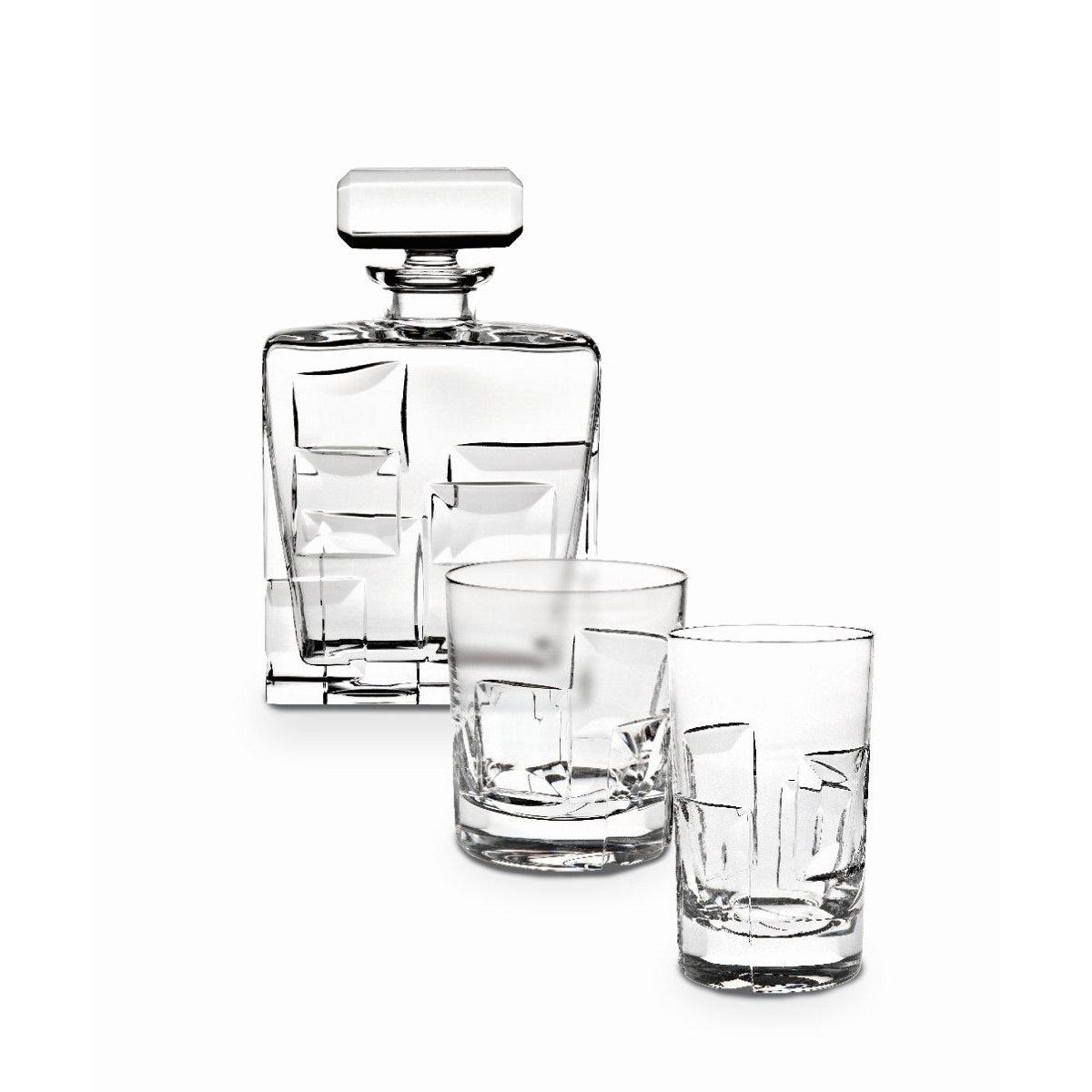 Vista Alegre Portrait Case with Whisky Decanter and 4 Old Fashion