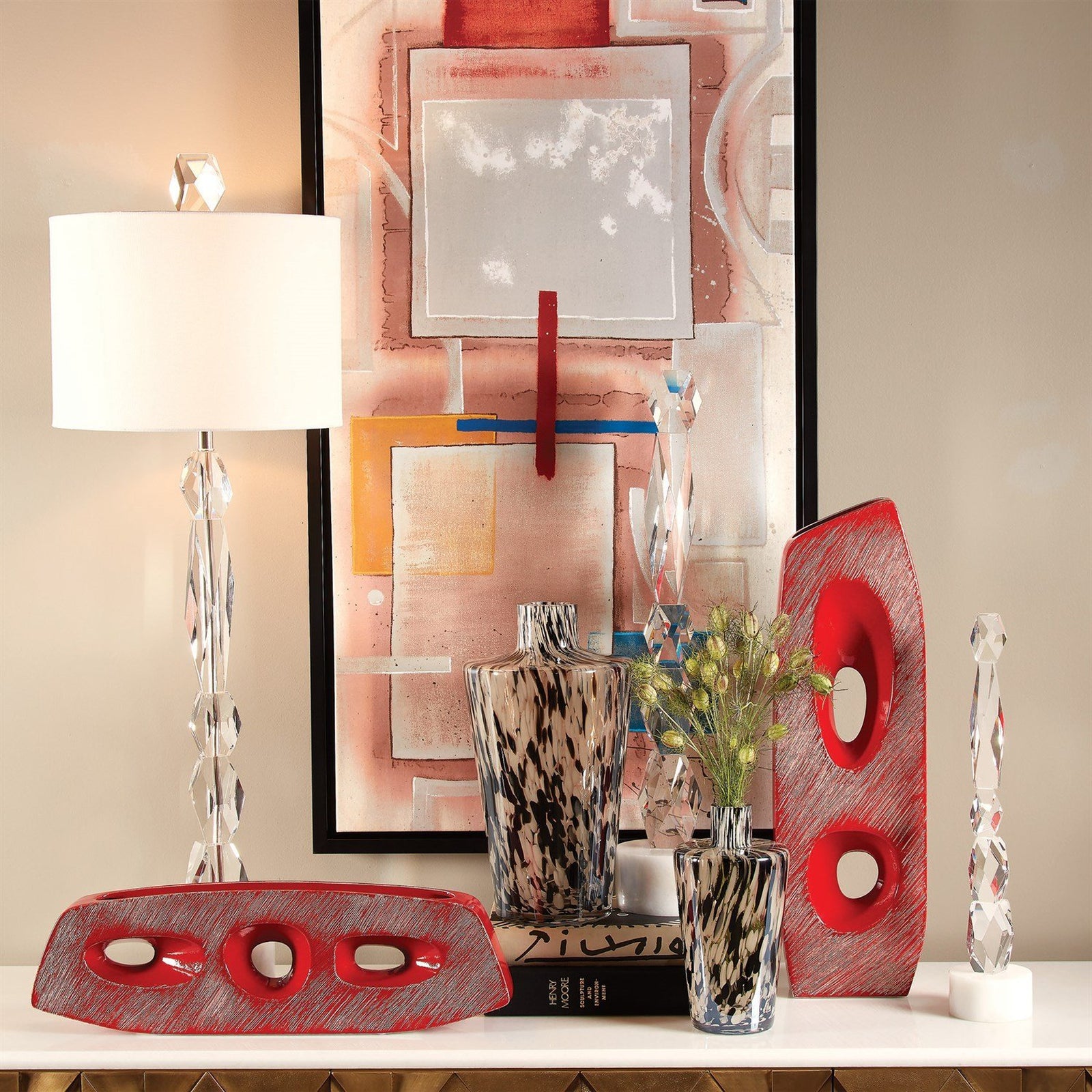 Global Views Facette Lamp