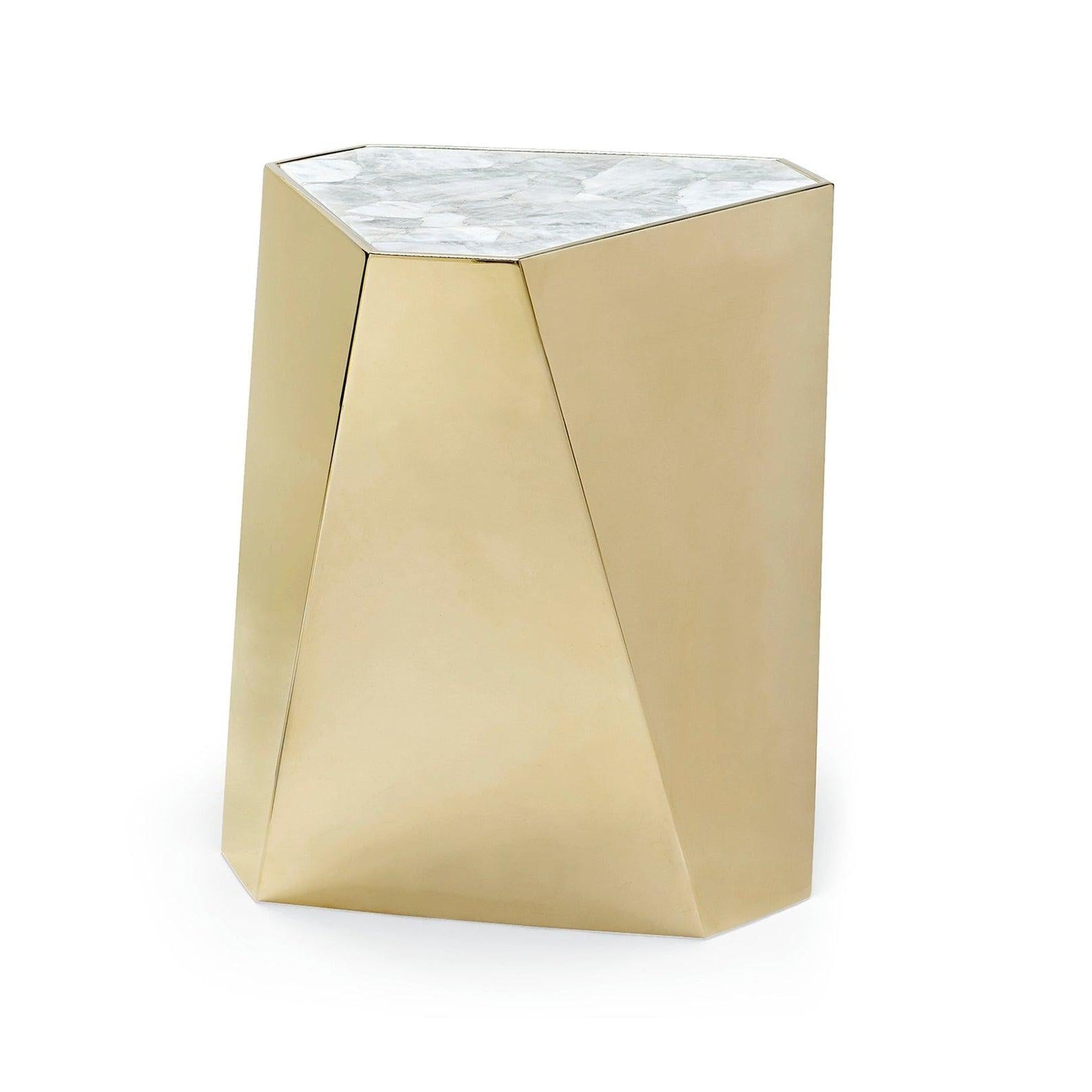 Caracole Debut Contempo Side Table - Gold