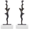 Villa & House Spiral Statue - Set Of 2