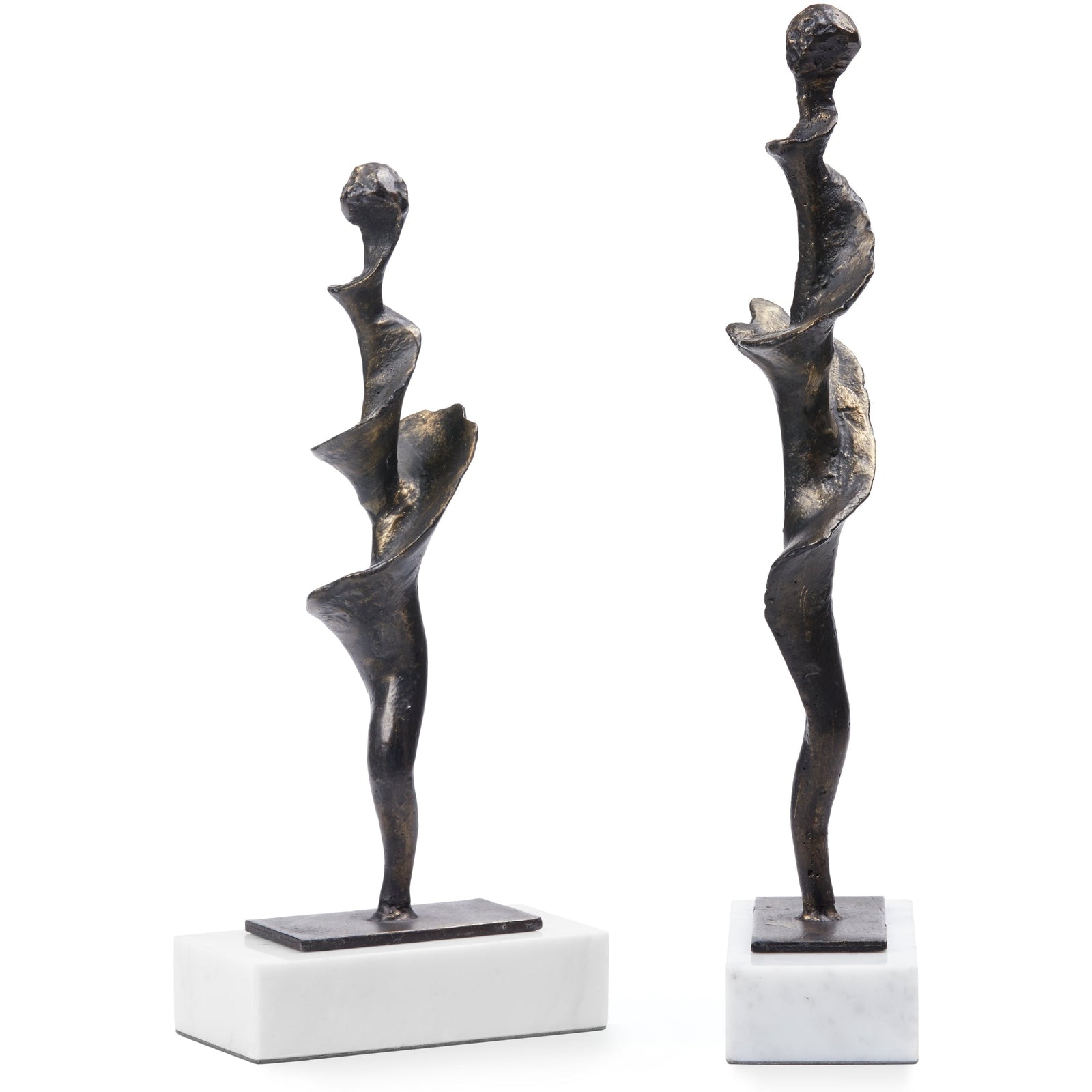 Villa & House Spiral Statue - Set Of 2