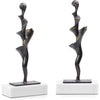 Villa & House Spiral Statue - Set Of 2