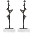 Villa & House Spiral Statue - Set Of 2