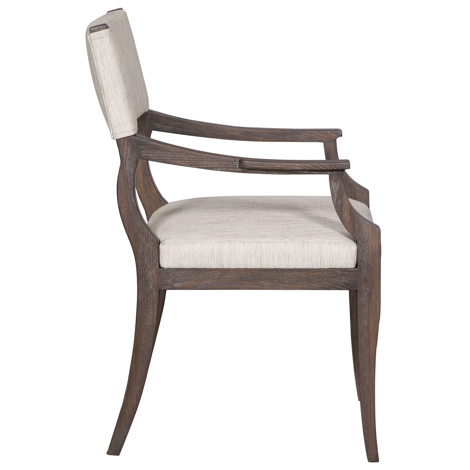 Vanguard Ridge Arm Chair with Upholstered Back