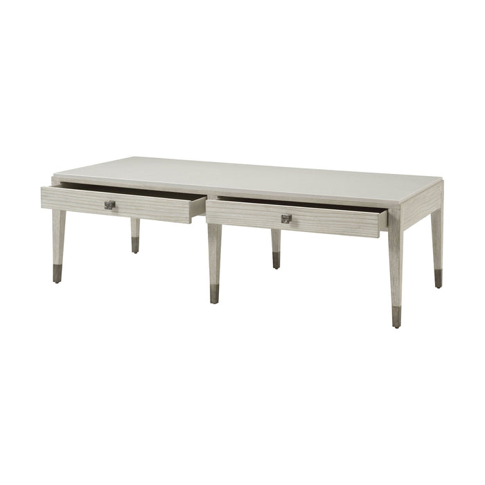 Theodore Alexander Breeze Two Drawer Cocktail Table