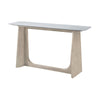 Theodore Alexander Repose Wooden Console Table Marble Top