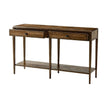 Theodore Alexander Nova Two Frieze Drawers Console Table