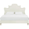 TOV Furniture Serenity Cream Velvet Bed