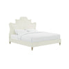 TOV Furniture Serenity Cream Velvet Bed