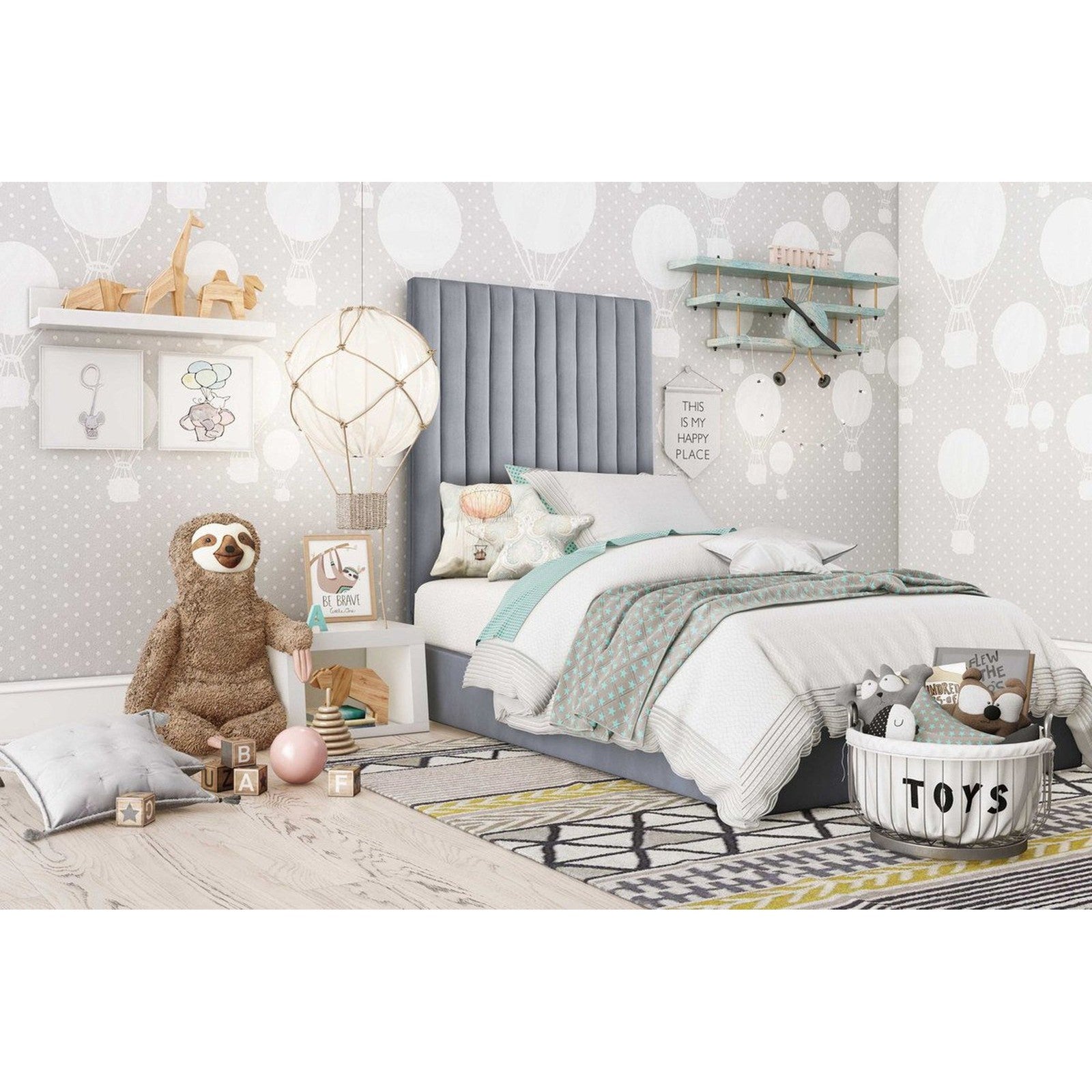 TOV Furniture Arabelle Velvet Bed