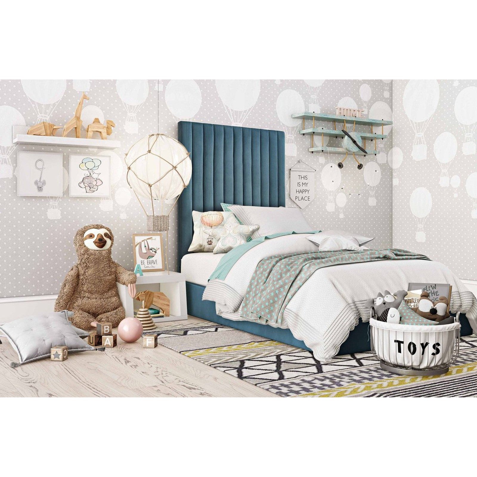 TOV Furniture Arabelle Velvet Bed