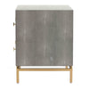 TOV Furniture Pesce Shagreen Nightstand