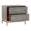 TOV Furniture Pesce Shagreen Nightstand