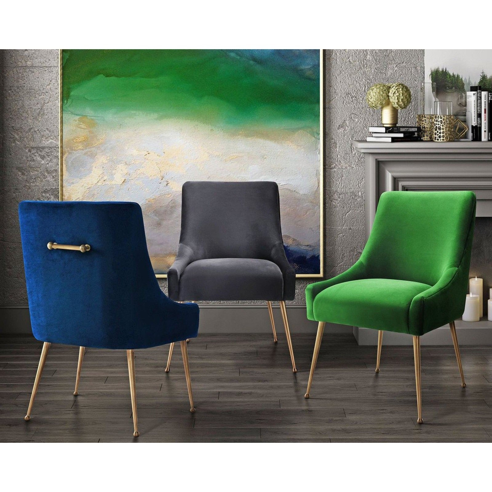 TOV Furniture Beatrix Velvet Side Chair