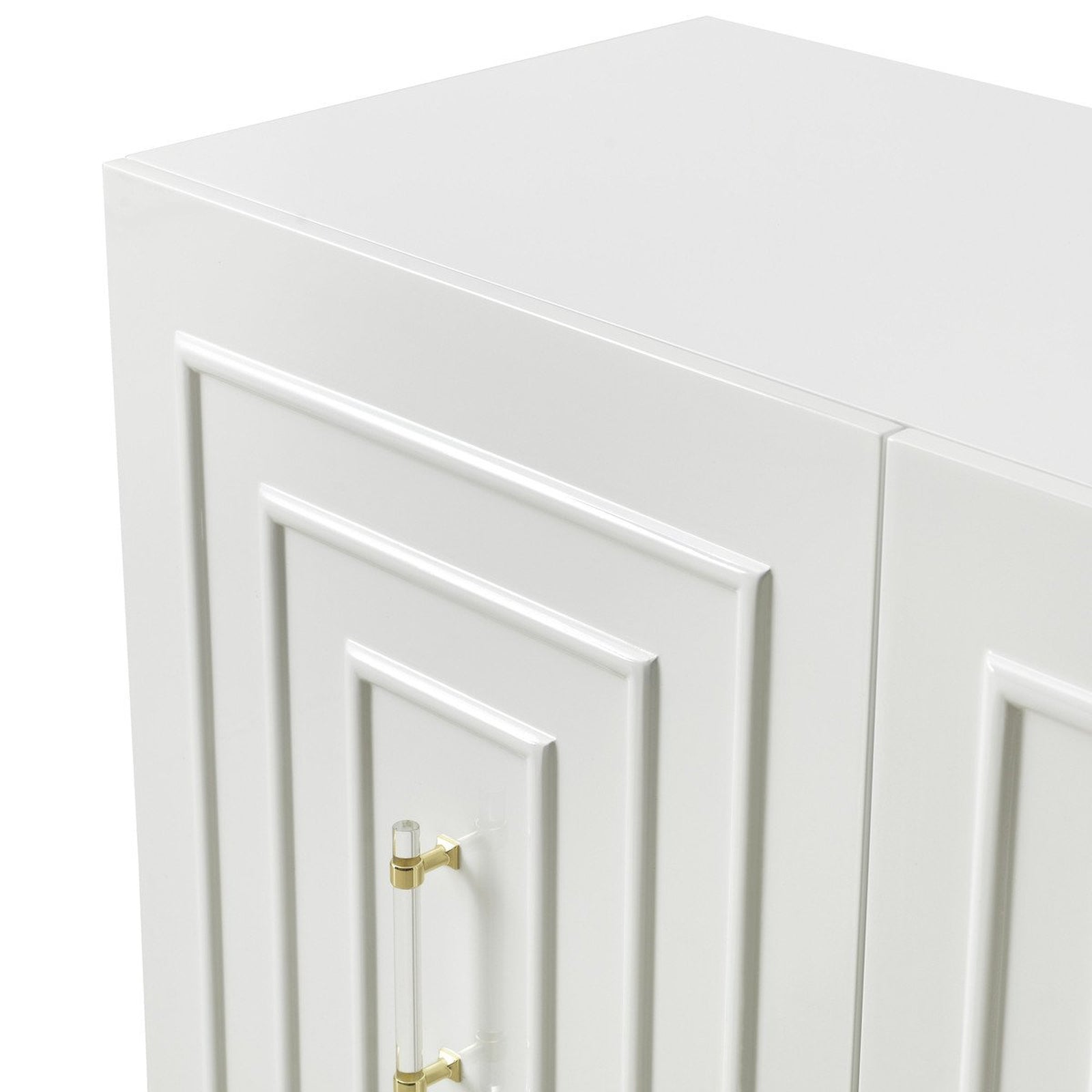 TOV Furniture Famke White Lacquer Buffet