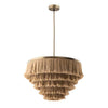 TOV Furniture Sarai Natural Fringe Pendant