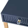 TOV Furniture Janie Blue Lacquer Desk