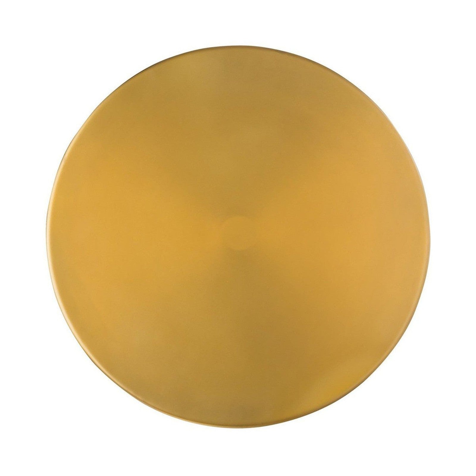 TOV Furniture Bubble Glass and Brass Side Table