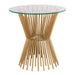 TOV Furniture Grace Glass Side Table by Inspire Me! Home Decor