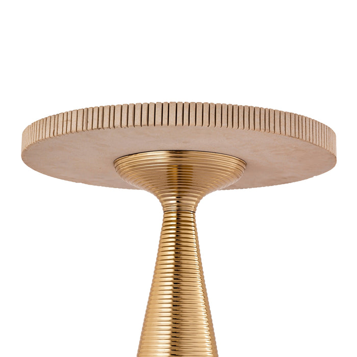 TOV Furniture Celeste Ribbed Side Table