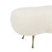 TOV Furniture Welsh Faux Sheepskin Bench