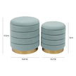 TOV Furniture Saturn Storage Ottomans - Set of 2