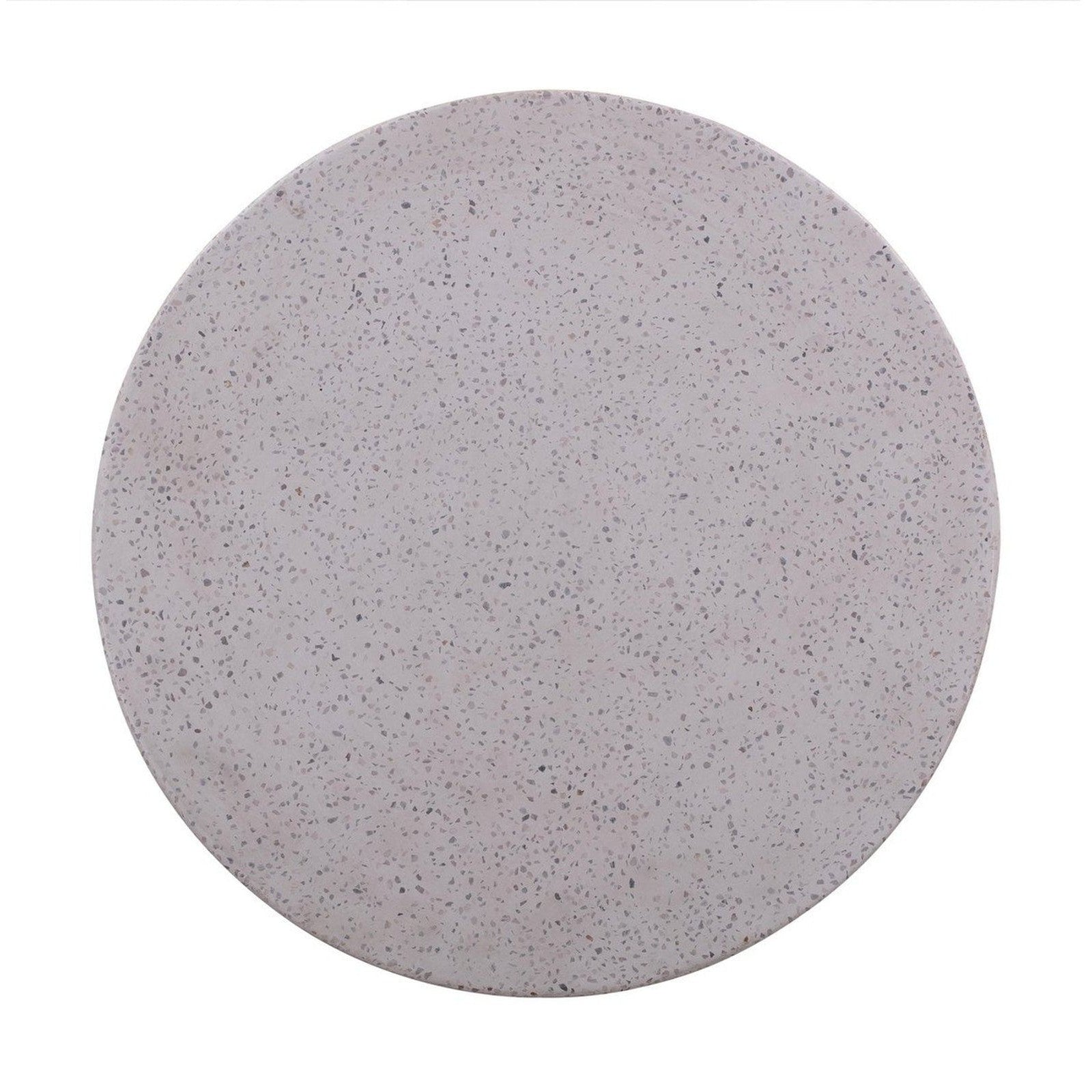 TOV Furniture Terrazzo Light Speckled Side Table