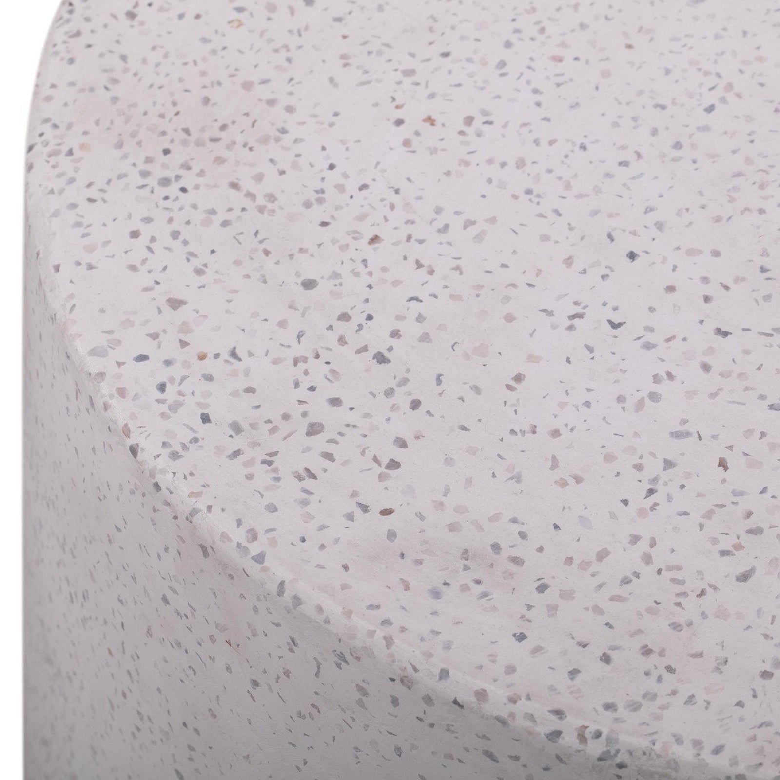 TOV Furniture Terrazzo Light Speckled Side Table