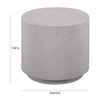 TOV Furniture Terrazzo Light Speckled Side Table