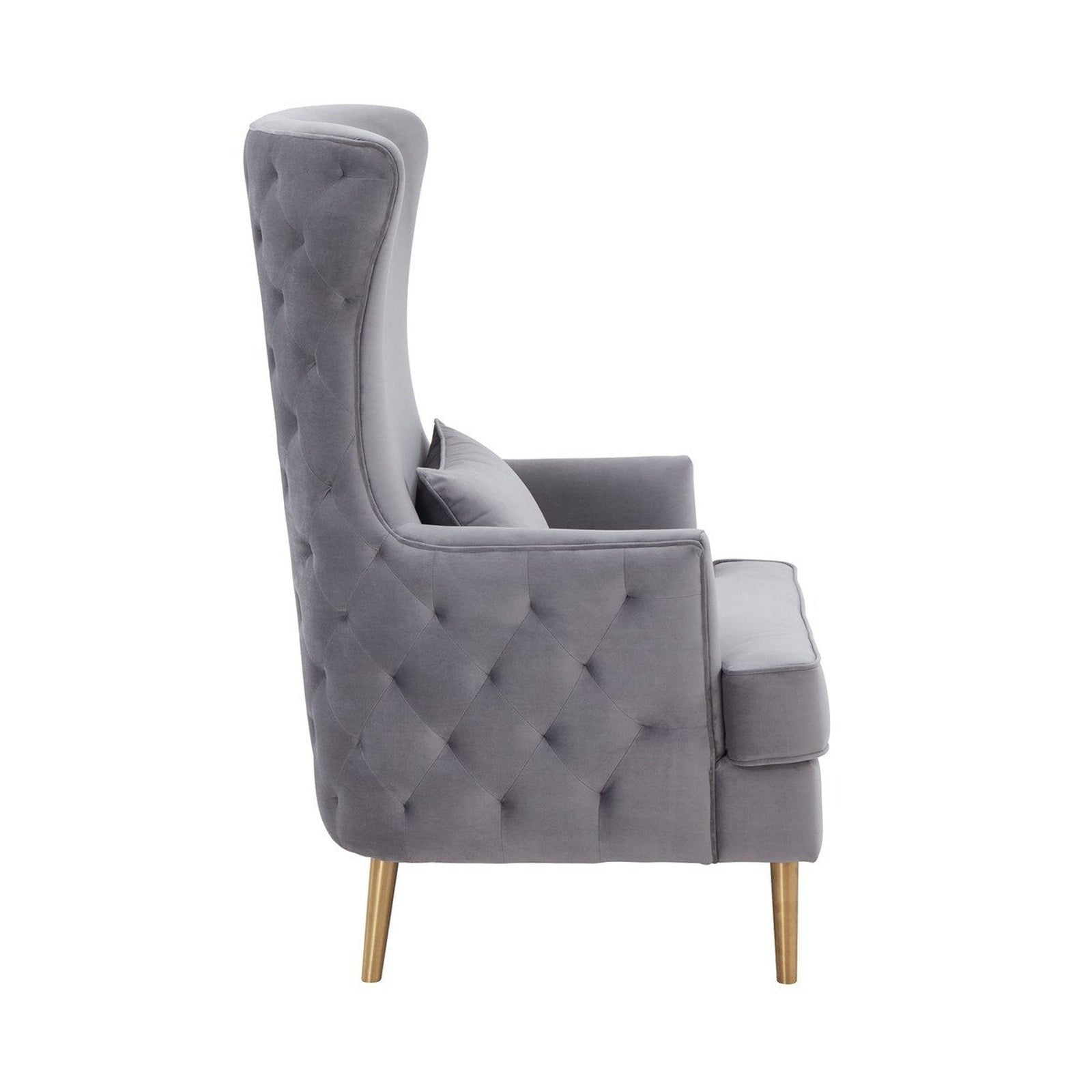 TOV Furniture Alina Tall Tufted Back Chair by Inspire Me! Home Decor