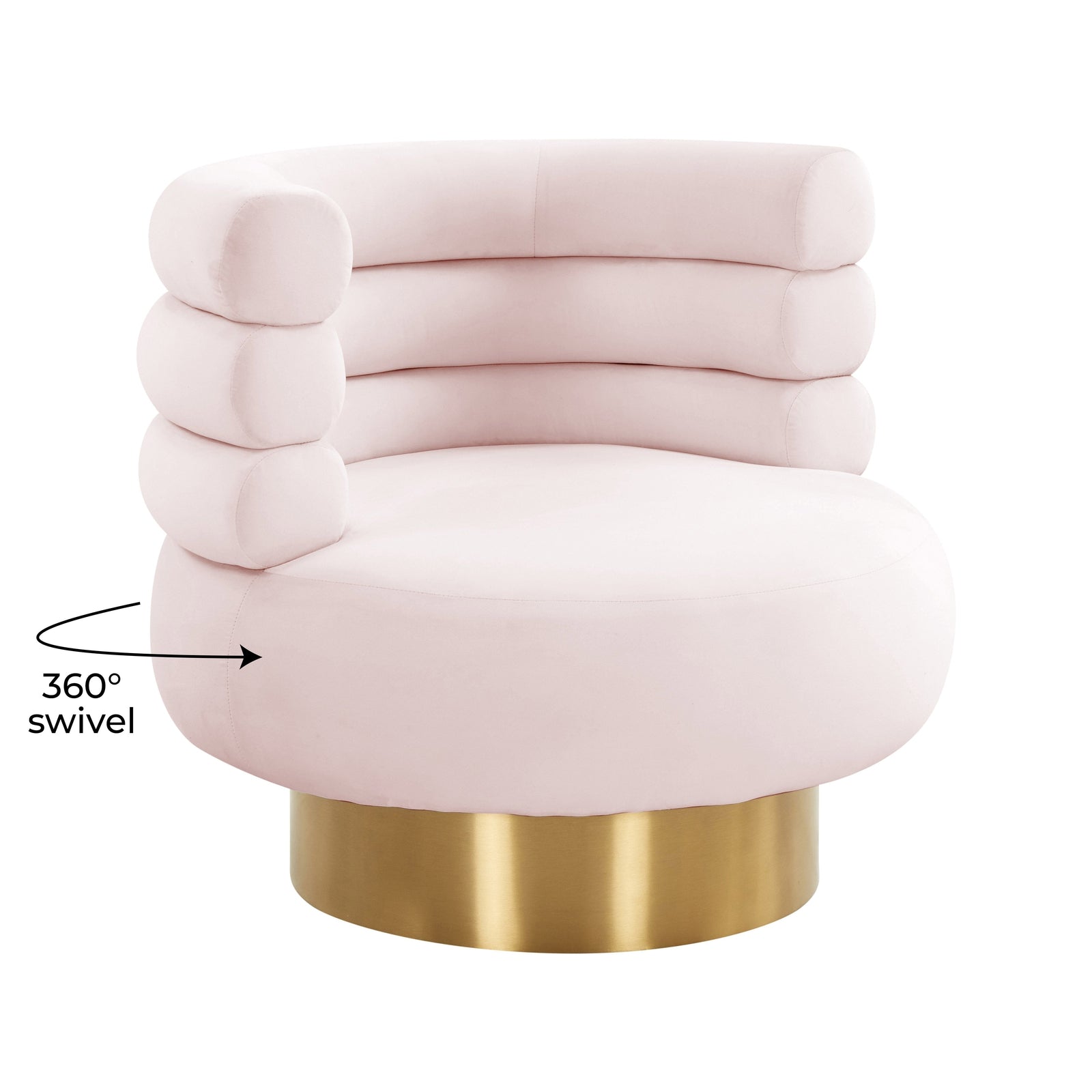 TOV Furniture Naomi Swivel Chair