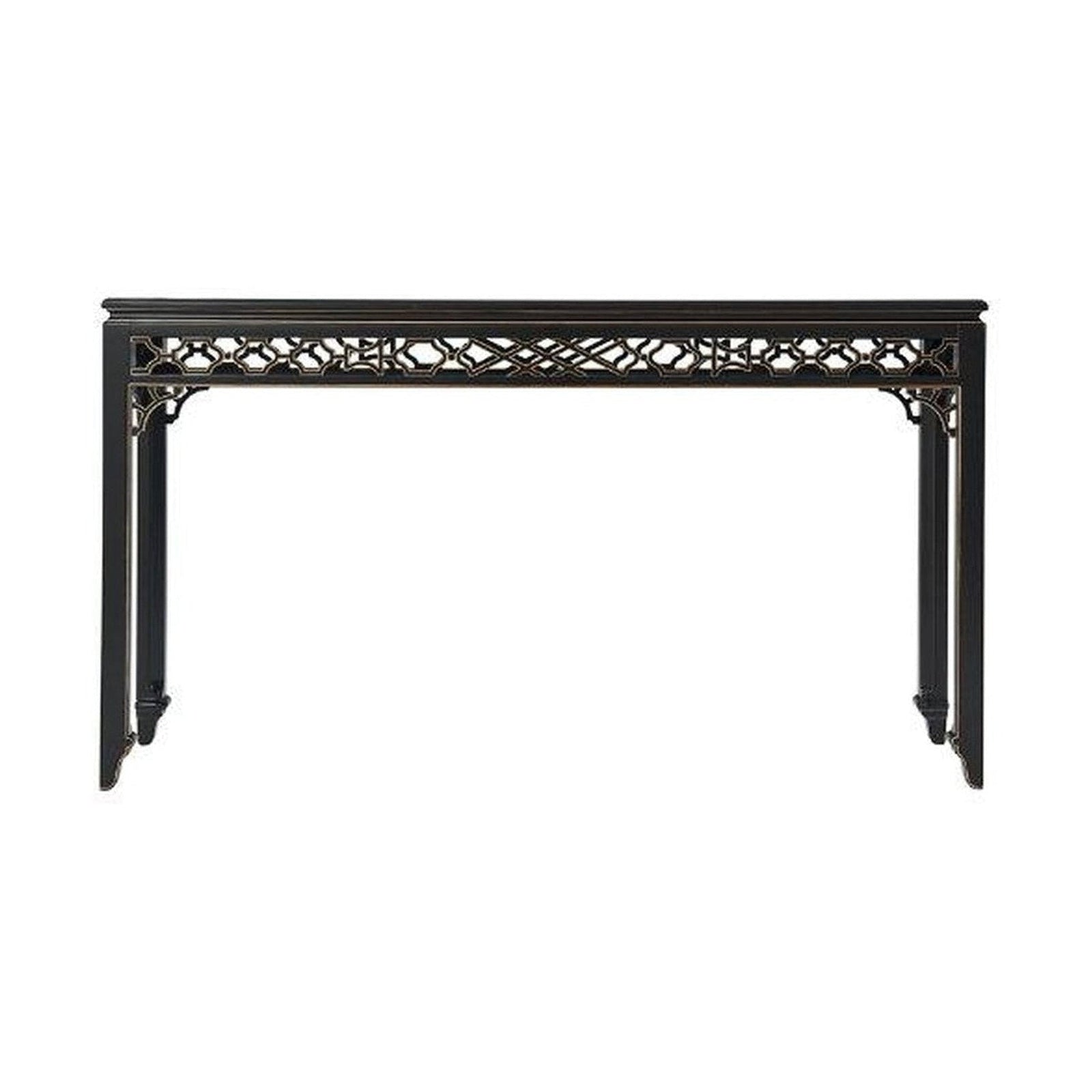 Theodore Alexander Long Hall Chinoiserie Console Table