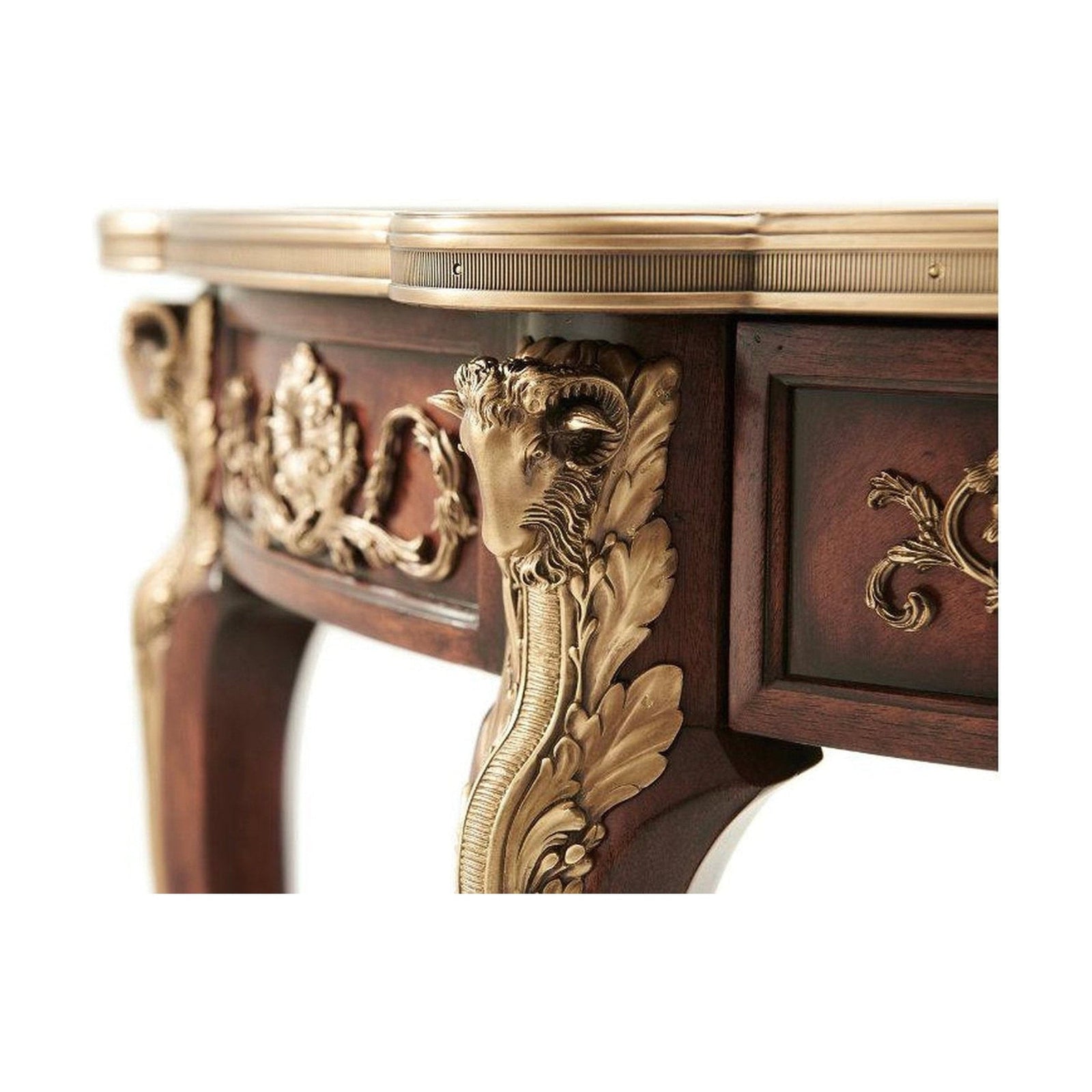 Theodore Alexander Ram's Head Console Table